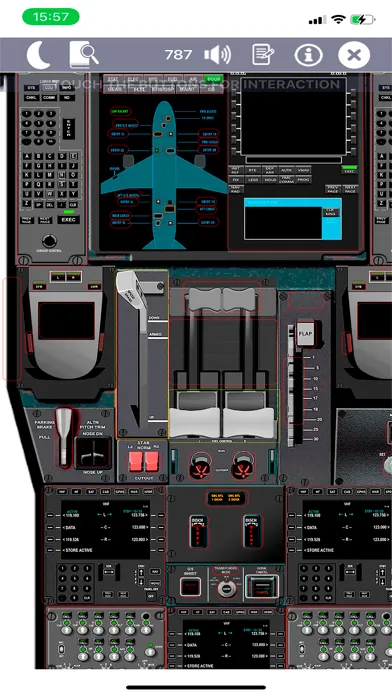Captures d'écran de Boeing 787 Training Guide Lite
